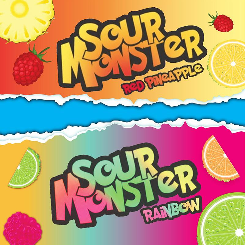 E-líquido Sour Monster Rainbow by Classic TPD 50ml 0mg