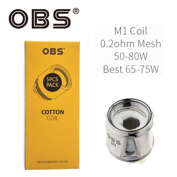 Resistencia OBS M1 Mesh Coil 0.2 Ohm para Cube